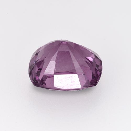 1.27カラットの天然ミディアム薄いパープルスピネル（6.5×5.7 mm・クッションカット）