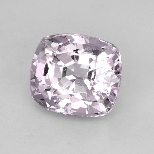 1.39カラットの天然薄いチェリーピンクスピネル（6.6×5.8 mm・クッションカット）