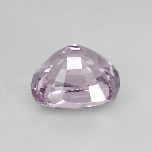 1.39カラットの天然薄いチェリーピンクスピネル（6.6×5.8 mm・クッションカット）