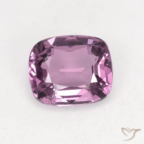 0.87ct 天然 ミディアムパープル スピネル, クッション, VS