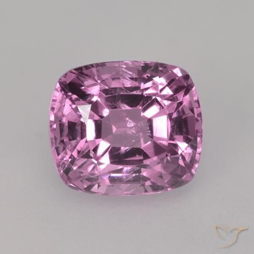 1.28ct 天然 濃いラベンダー スピネル, クッション, VS