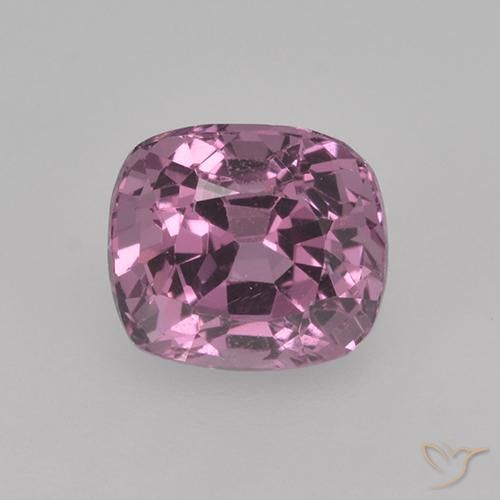 1.44ct 天然 濃いモーブ スピネル, クッション, VS