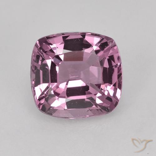 1.21ct 天然 グレープパープル スピネル, クッション, VVS-VS