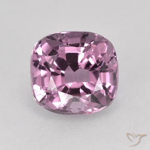 1.46ct 天然 ミディアムダークパープル スピネル, クッション, VS