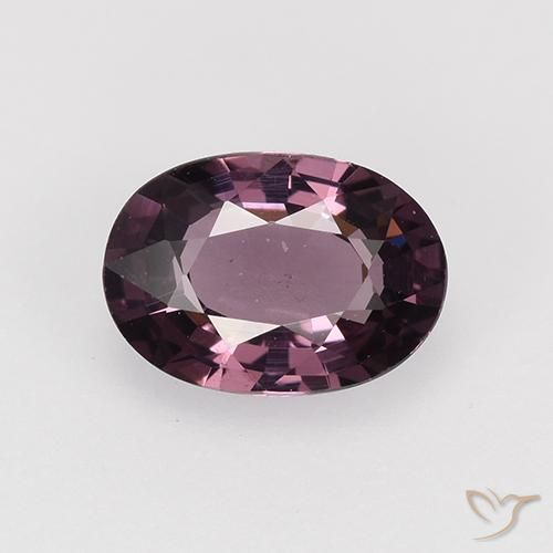 0.82ct 天然 ミディアムパープル スピネル, 楕円形, VVS-VS