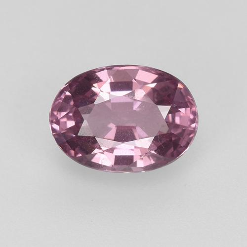 0.78カラットの天然ミディアムパープルスピネル（6.5x4.8 mm・オーバルカット）