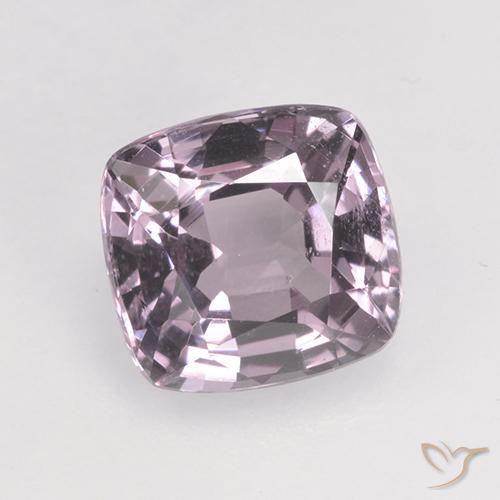 1.45ct 天然 薄いグレーがかったパープル スピネル, クッション, VS