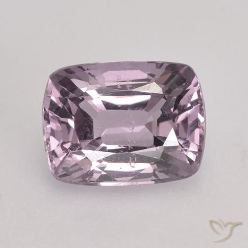 1.46ct 天然 グレーピンクがかった紫 スピネル, クッション, VS