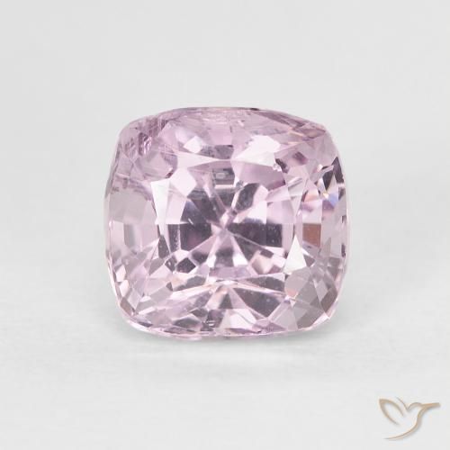 1.68ct 天然 非常に薄いピンク スピネル, クッション, VS