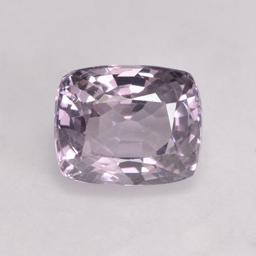 1.93カラットの天然薄いパープルスピネル（7.4×6 mm・クッションカット）