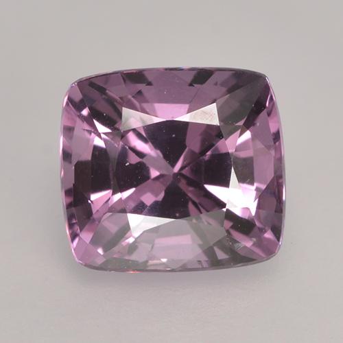 1.73カラットの天然濃いモーブスピネル、クッションカット、VVS-VS