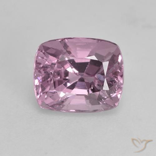 1.55ct 天然 薄いピンクがかった紫 スピネル, クッション, VS
