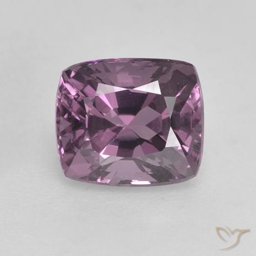 1.54ct 天然 ミディアムダークバイオレット スピネル, クッション, VVS-VS
