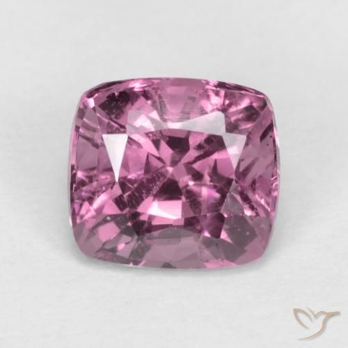 1.40ct 天然 濃いラベンダー スピネル, クッション, VS