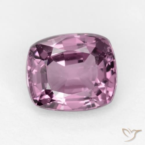 1.06ct 天然 ライトパープル スピネル, クッション, VS