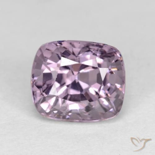 1.34ct 天然 グレーパープル スピネル, クッション, VS
