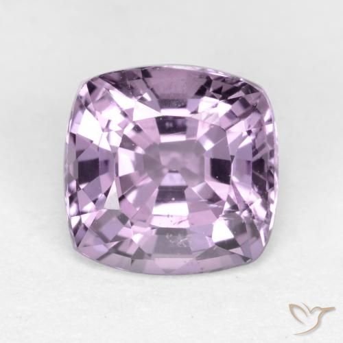 1.22ct 天然 非常に薄いグレープパープル スピネル, クッション, VS