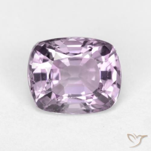 1.33ct 天然 非常に薄いグレープパープル スピネル, クッション, VS