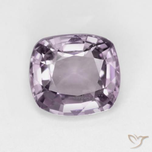 1.24ct 天然 薄いワインパープル スピネル, クッション, VS