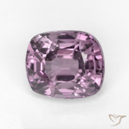 1.17ct 天然 グレープパープル スピネル, クッション, VS