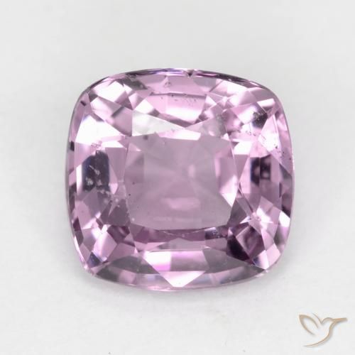 1.28ct 天然 薄いグレーがかったバイオレット スピネル, クッション, VS-SI