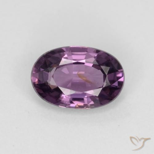 0.55ct 天然 ディープバイオレット スピネル, 楕円形, VS-SI