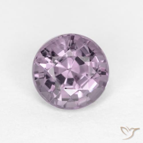 0.60ct 天然 グレーがかったバイオレット スピネル, ラウンド, VVS-VS