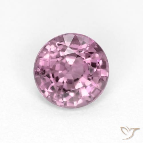0.56ct 天然 ミディアムパープル スピネル, ラウンド, VS