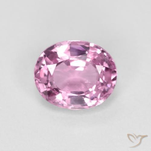 0.62ct 天然 ライトパープル スピネル, 楕円形, VS-SI