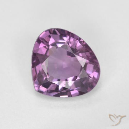 0.68ct 天然 ダークパープル スピネル, 洋梨の形, VS