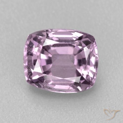 1.09ct 天然 ライトパープル スピネル, クッション, VVS-VS