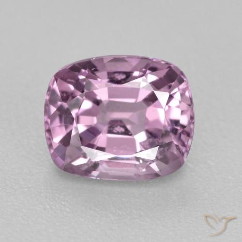 1.09ct 天然 グレープパープル スピネル, クッション, VVS-VS