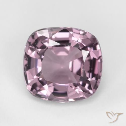 1.13ct 天然 ミディアムパープル スピネル, クッション, VVS-VS