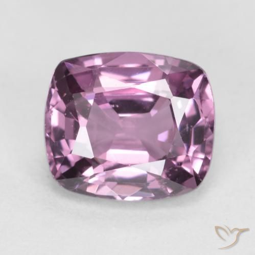 1.21ct 天然 濃いラベンダー スピネル, クッション, VS