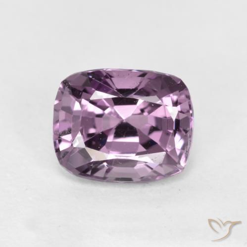 1.11ct 天然 ライトパープル スピネル, クッション, VVS-VS