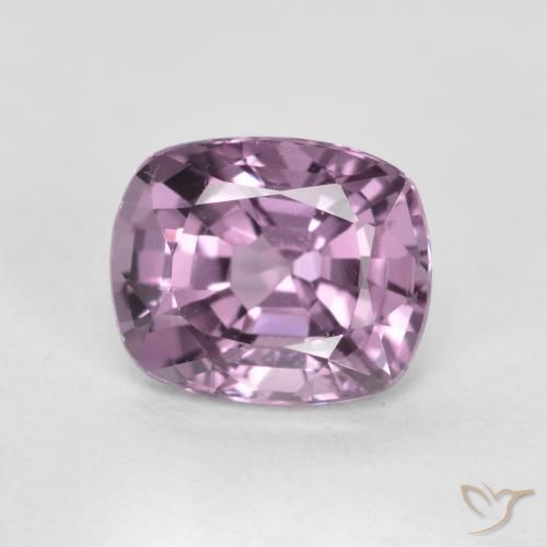 1.26ct 天然 ミディアムパープル スピネル, クッション, VVS-VS