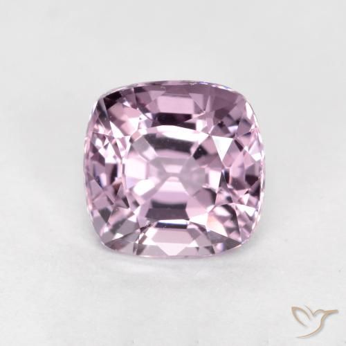 1.17ct 天然 ライトパープル スピネル, クッション, VVS-VS