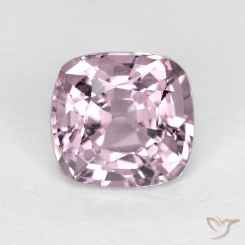 1.24ct 天然 非常に薄い紫 スピネル, クッション, VS