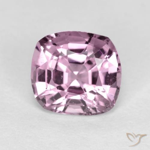 1.12ct 天然 ライトパープル スピネル, クッション, VS