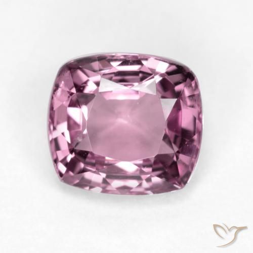 1.08ct 天然 濃いラベンダー スピネル, クッション, VS