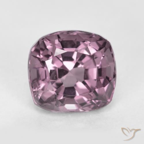 1.24ct 天然 グレーパープル スピネル, クッション, VS