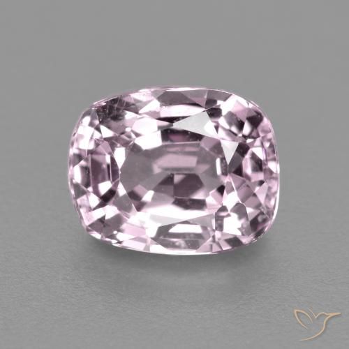 1.20ct 天然 非常に薄いピンクがかった紫 スピネル, クッション, VS