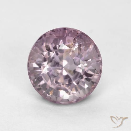 0.68ct 天然 ミディアムパープル スピネル, ラウンド, VS-SI