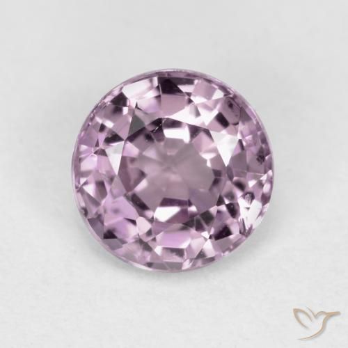 0.60ct 天然 ライトパープル スピネル, ラウンド, VVS-VS