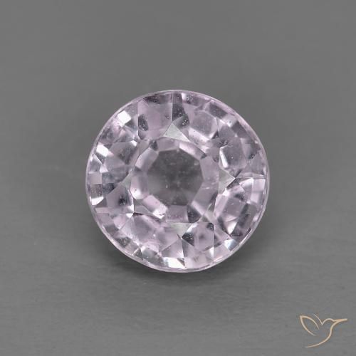 0.68ct 天然 とても薄いバイオレット スピネル, ラウンド, VS