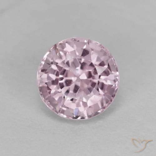 0.65ct 天然 ミディアム薄いパープル スピネル, ラウンド, VS