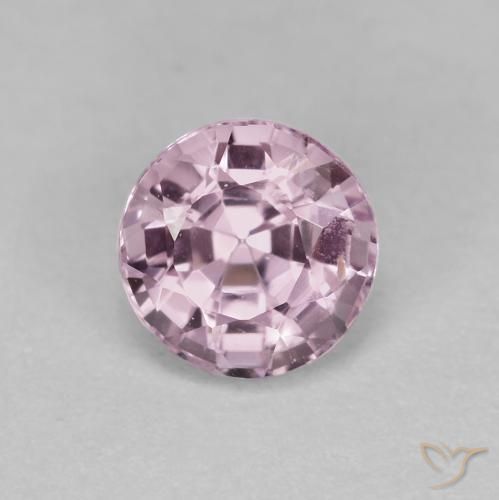 0.66ct 天然 ライトパープル スピネル, ラウンド, VS