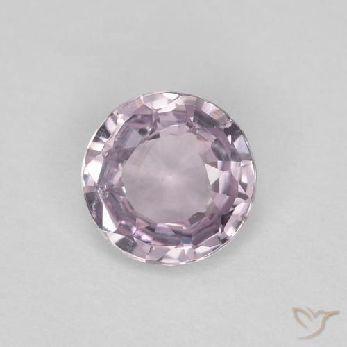 0.47ct 天然 グレーがかったバイオレット スピネル, ラウンド, VVS-VS