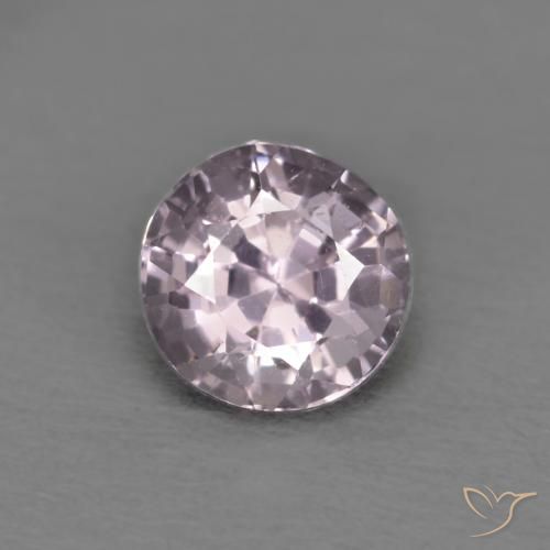 0.67ct 天然 グレーピンクがかった紫 スピネル, ラウンド, VVS-VS
