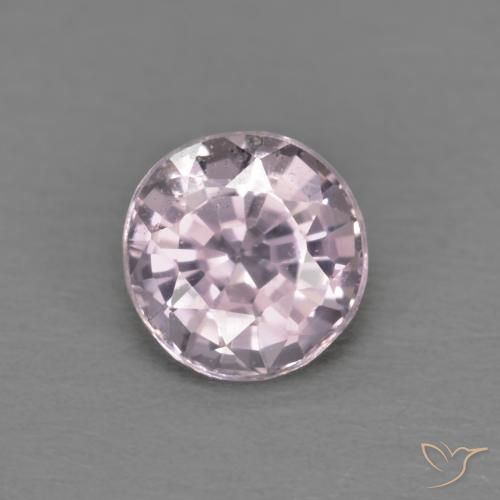 0.55ct 天然 非常に薄い紫 スピネル, ラウンド, VVS-VS
